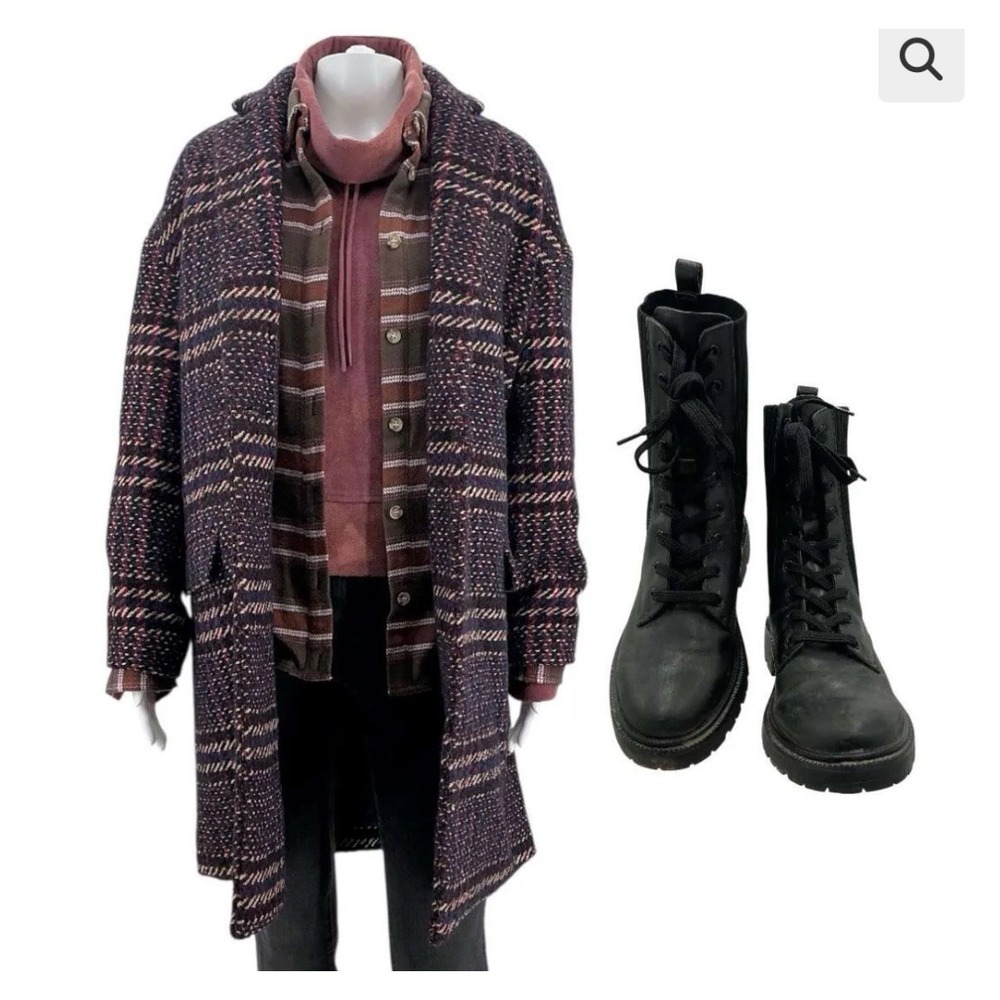 The Handmaids Tale Moira Strand Screen Worn Coat Shirt Pants Coat Boots  Ep 503